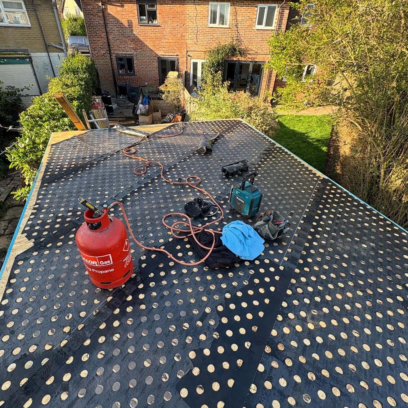 Three Layer Torch-On Flat Roof - Farncombe